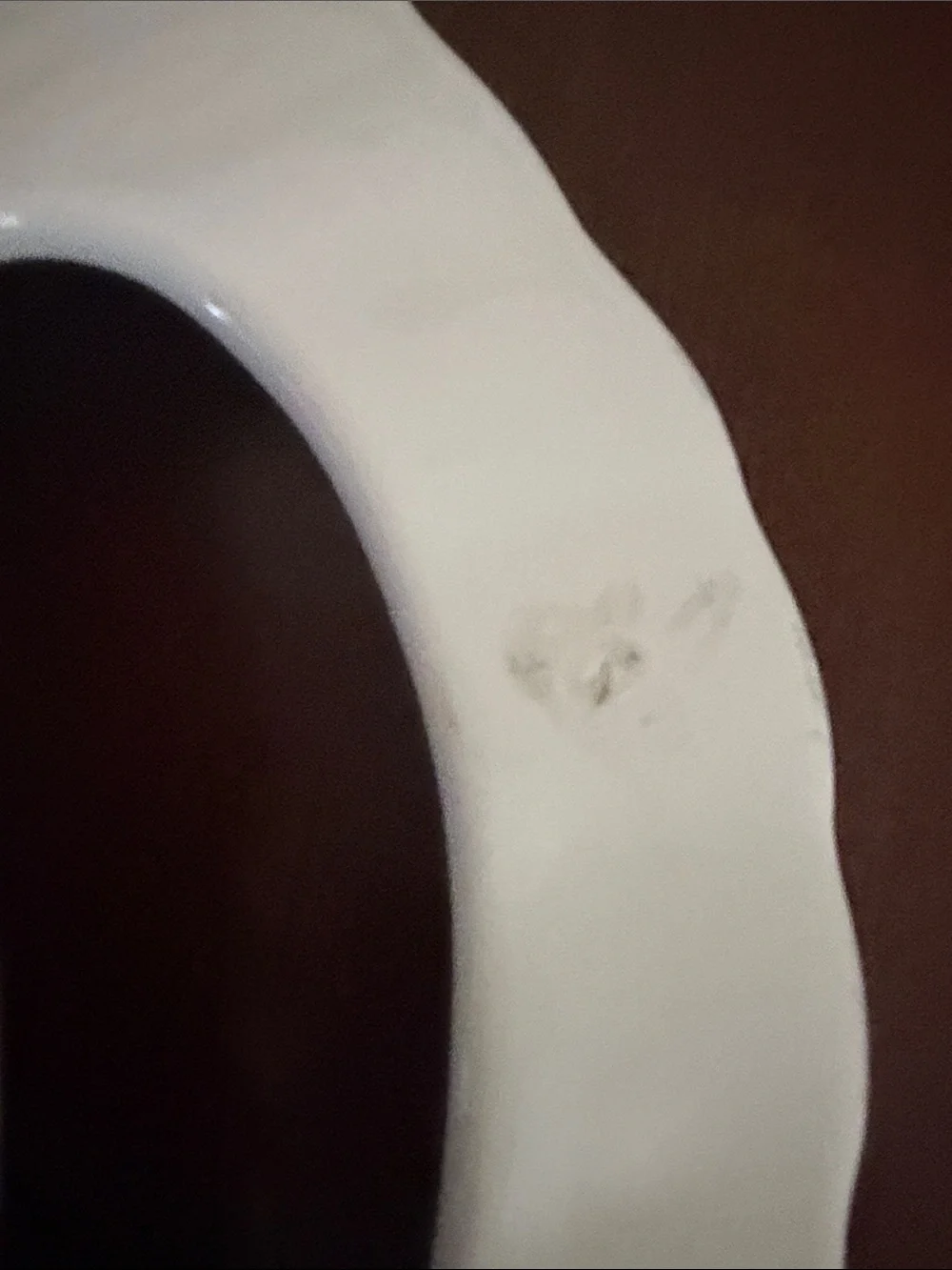 Lovely White Ceramic Oval Serving Platter with Integrated Handles/Japan